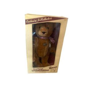 Vintage Althans 15" Limited Edition Teddy Bear 18 / 150 West Germany Box Tags